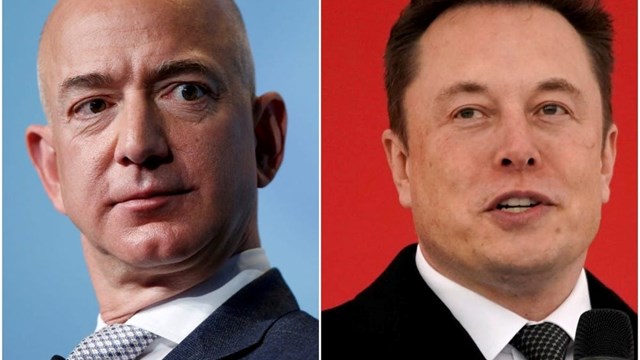 Elon Musk lại gây hấn với Jeff Bezos