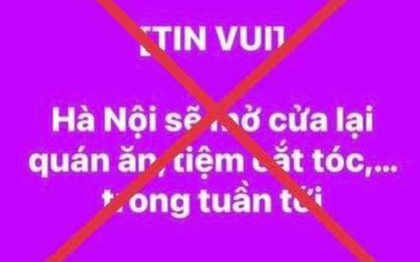 Bị phạt 7,5 triệu đồng vì phao tin 'Hà Nội mở lại tiệm cắt tóc'