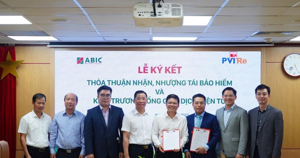 ABIC và PVI Re ký kết thỏa thuận nhận nhượng và khai trương cổng giao dịch tái bảo hiểm điện tử