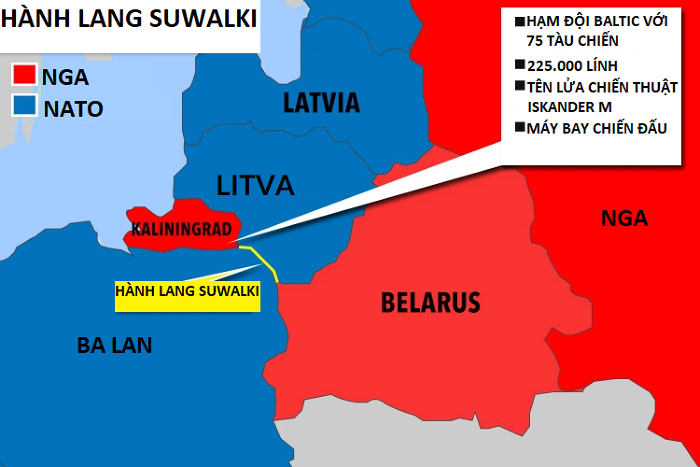 Chặn hàng hóa Nga tới vùng đất chiến lược tại Biển Baltic có thể khơi mào xung đột mới