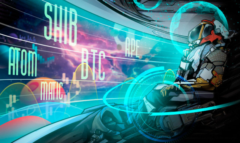 TOP 5 đồng coin đáng chú ý nhất trong tuần này: BTC, SHIB, MATIC, ATOM, APE