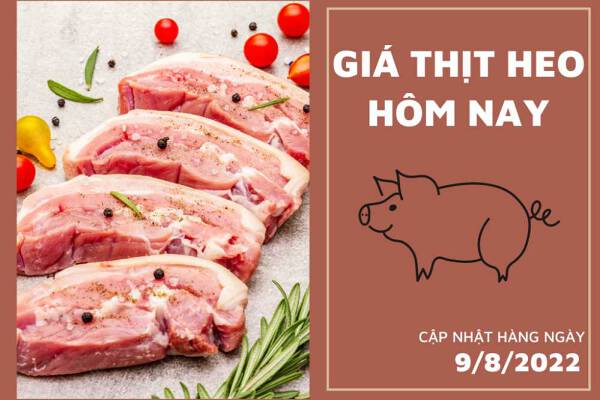 Giá thịt heo hôm nay 9/8: Giữ mức ổn định, thấp nhất là 68.000 đồng/kg