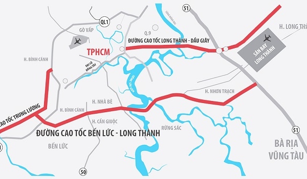 Cao tốc Bến Lức - Long Thành dự kiến khởi công lại trong quý III