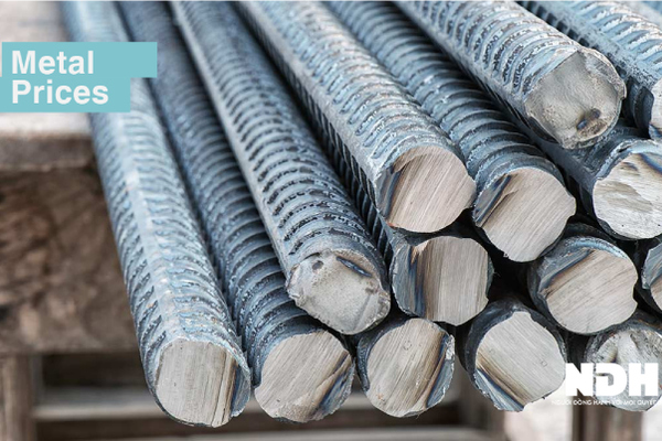 Giá thép tại Trung Quốc tiếp tục giảm xuống thấp nhất hơn 20 ngày