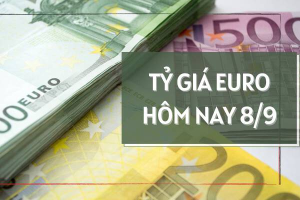 Tỷ giá euro hôm nay 8/9: Tỷ giá tại các ngân hàng quay đầu tăng