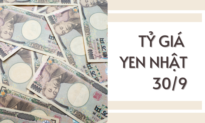 Tỷ giá yen Nhật hôm nay 30/9: Biến động trái chiều tại các ngân hàng