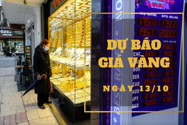 Dự báo giá vàng 13/10: Chờ đợi biên bản họp Fed?