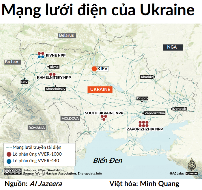 Ukraine gồng mình bảo vệ lưới điện khỏi các cuộc tấn công của Nga