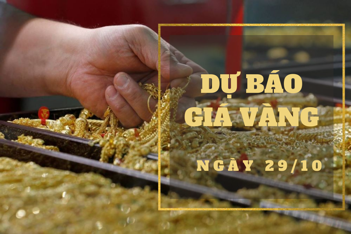 Dự báo giá vàng 29/10: Tiếp tục giảm trong phiên cuối tuần?