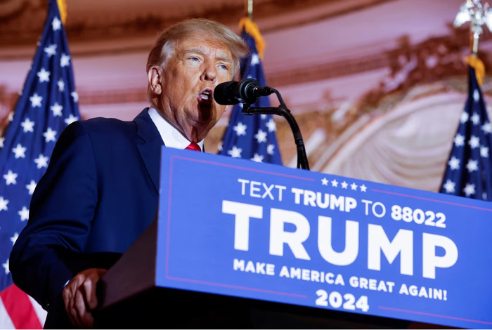 Ông Trump tuyên bố tranh cử tổng thống Mỹ năm 2024
