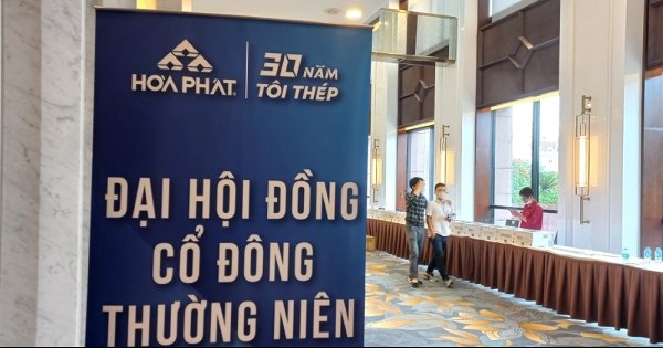 Hòa Phát dự kiến tổ chức đại hội cổ đông vào ngày 30/3
