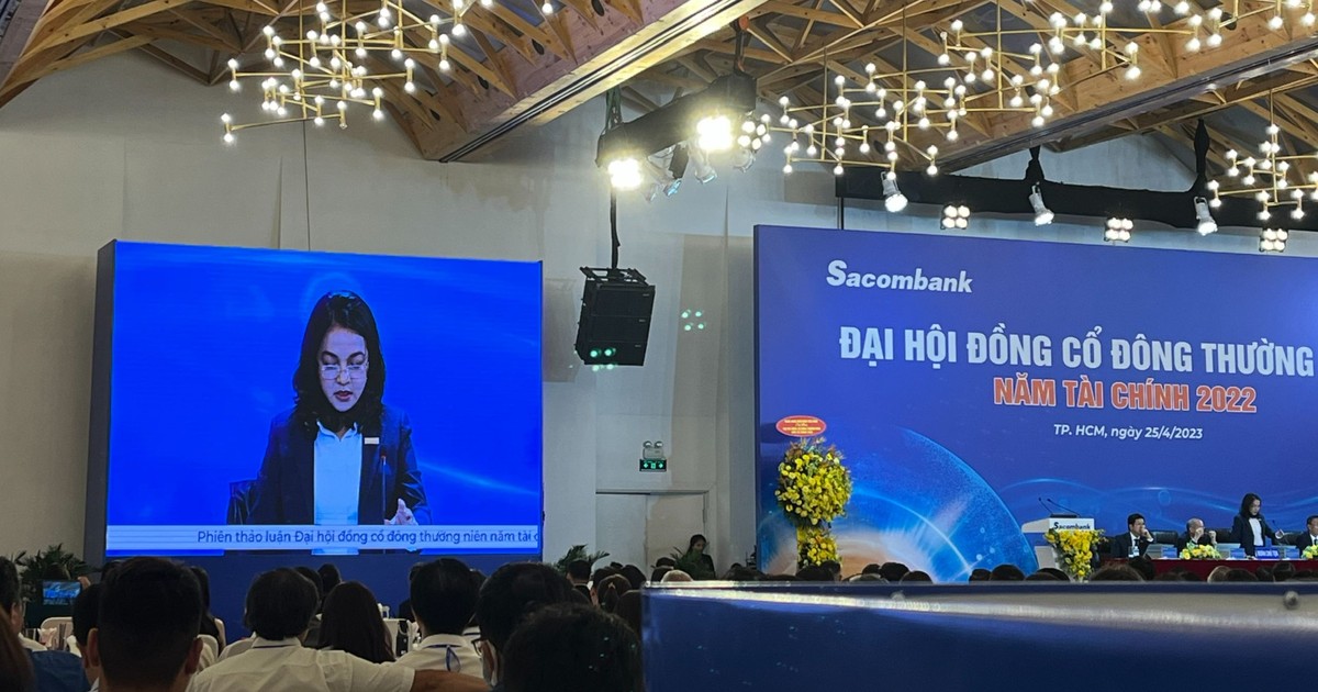 ĐHCĐ Sacombank (STB): Cổ đông vẫn kỳ vọng sớm được nhận cổ tức sau 5 năm