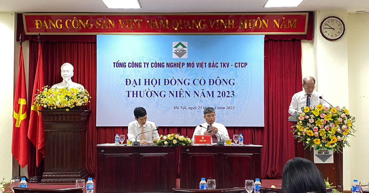Đại hội cổ đông Mỏ Việt Bắc (MVB): Chưa rõ thời gian Vinacomin thoái vốn, giảm tỷ lệ cổ tức theo ý kiến của công ty mẹ