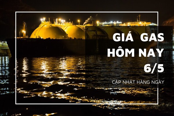 Giá gas hôm nay 6/5: Phục hồi nhẹ dưới 1%