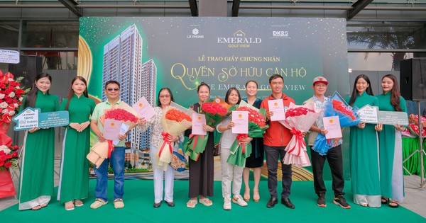 Dự án The Emerald Golf View có sổ hồng sau 5 tháng bàn giao