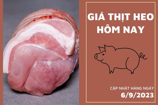 Giá thịt heo hôm nay 6/9: WinMart không điều chỉnh giá thịt đùi heo