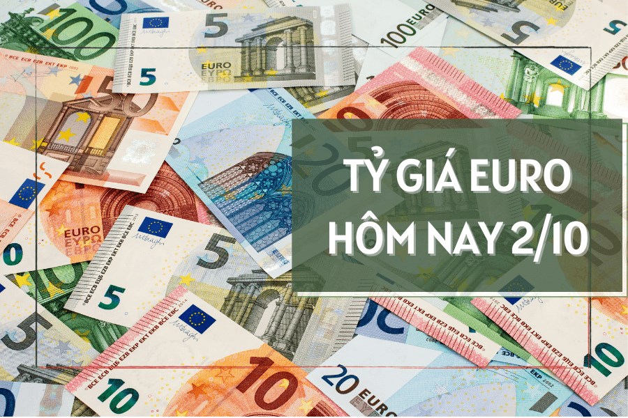 Tỷ giá euro hôm nay 2/10: Được điều chỉnh giảm đồng loạt tại nhiều ngân hàng