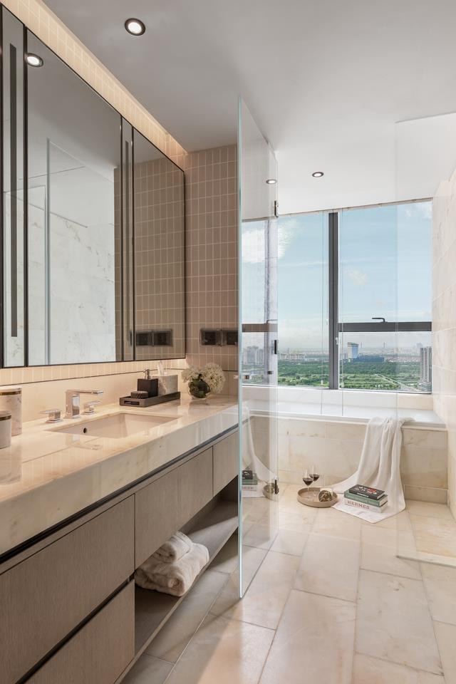 Từng gây sốt khi mở bán, căn hộ Grand Marina, Saigon lại khiến giới nhà giàu choáng khi lộ loạt hình ảnh sang chảnh trước khi bàn giao