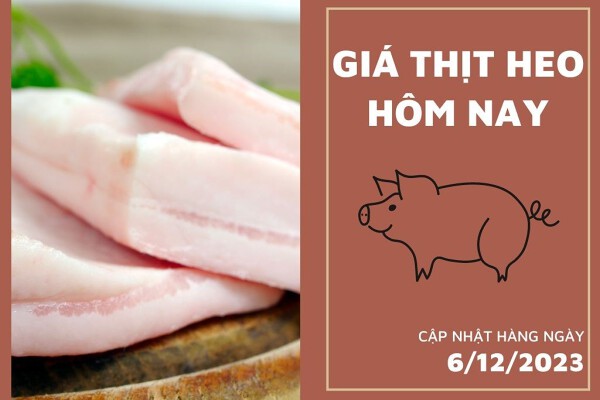 Giá thịt heo hôm nay 6/12: Mỡ heo giảm 4.000 đồng/kg