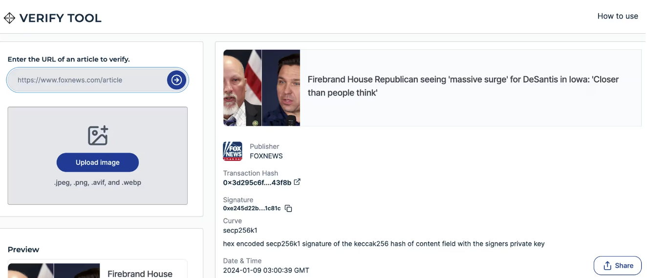 Fox, Polygon tung ra công cụ loại bỏ deepfake dựa trên blockchain “Verify”