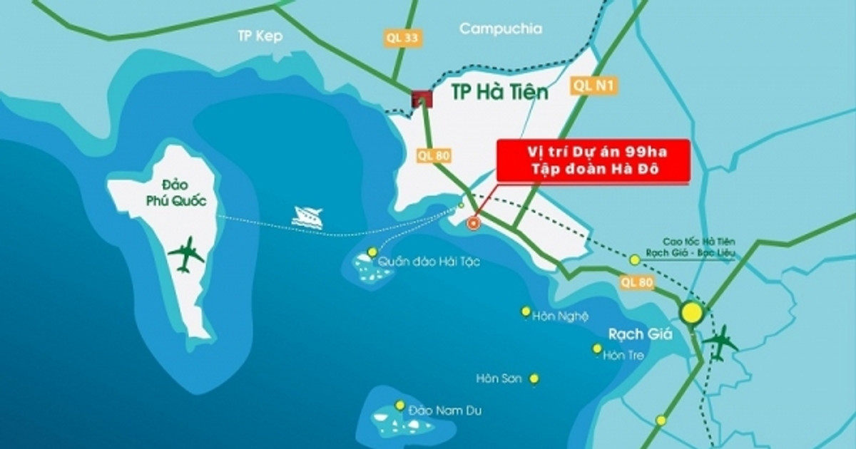 Hà Đô (HDG) nghiên cứu đầu tư khu đô thị 'view biển' rộng 99ha tại tỉnh Kiên Giang