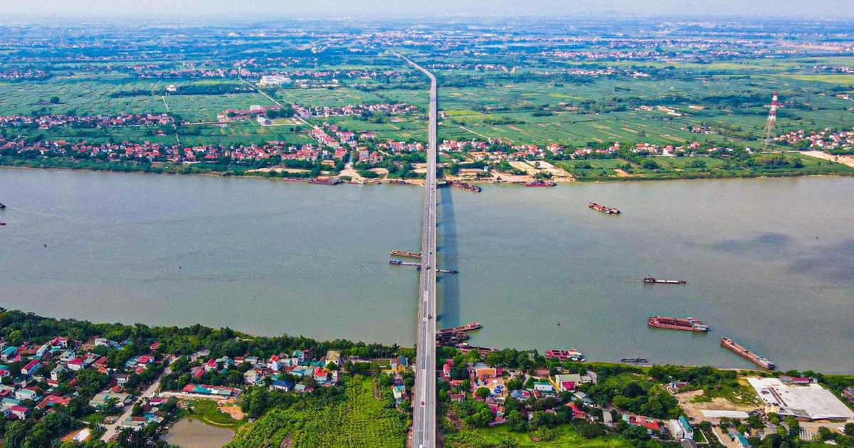 Cầu vượt sông dài nhất Việt Nam: Gấp đôi cầu Long Biên, sẽ trở thành điểm kết nối 2 trung tâm công nghiệp miền Bắc