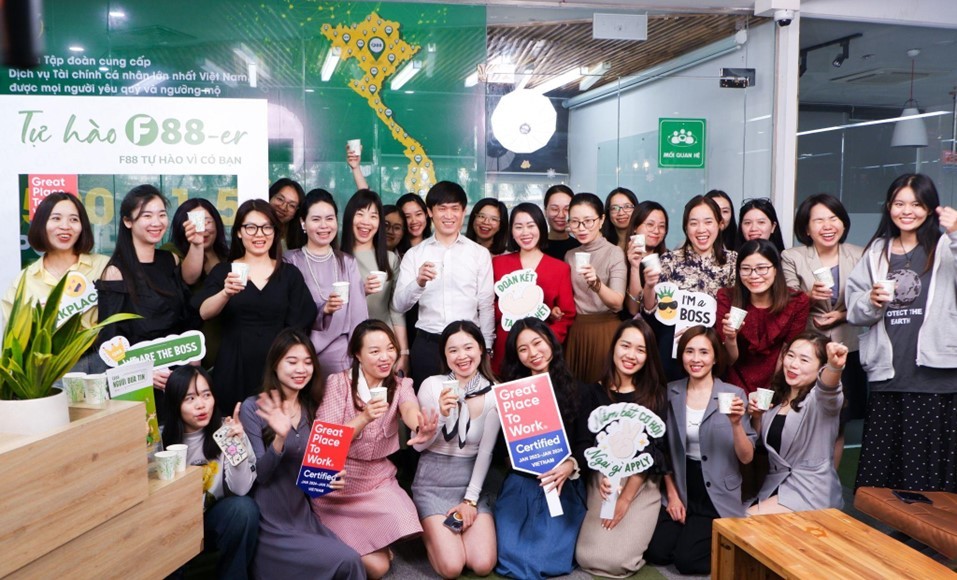 F88 nằm trong top nơi làm việc xuất sắc năm 2024