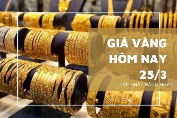 Giá vàng hôm nay 25/3/2024: Vàng SJC đồng loạt tăng, giao dịch trên 80 triệu đồng/lượng