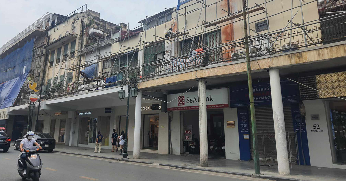 Hà Nội cải tạo, chỉnh trang toàn bộ mặt tiền phố Tràng Tiền