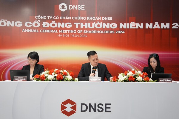 ĐHĐCĐ DNSE: Cổ phiếu dự kiến niêm yết HOSE vào tháng 6, lãi sau thuế quý I tăng 46% so với cùng kỳ