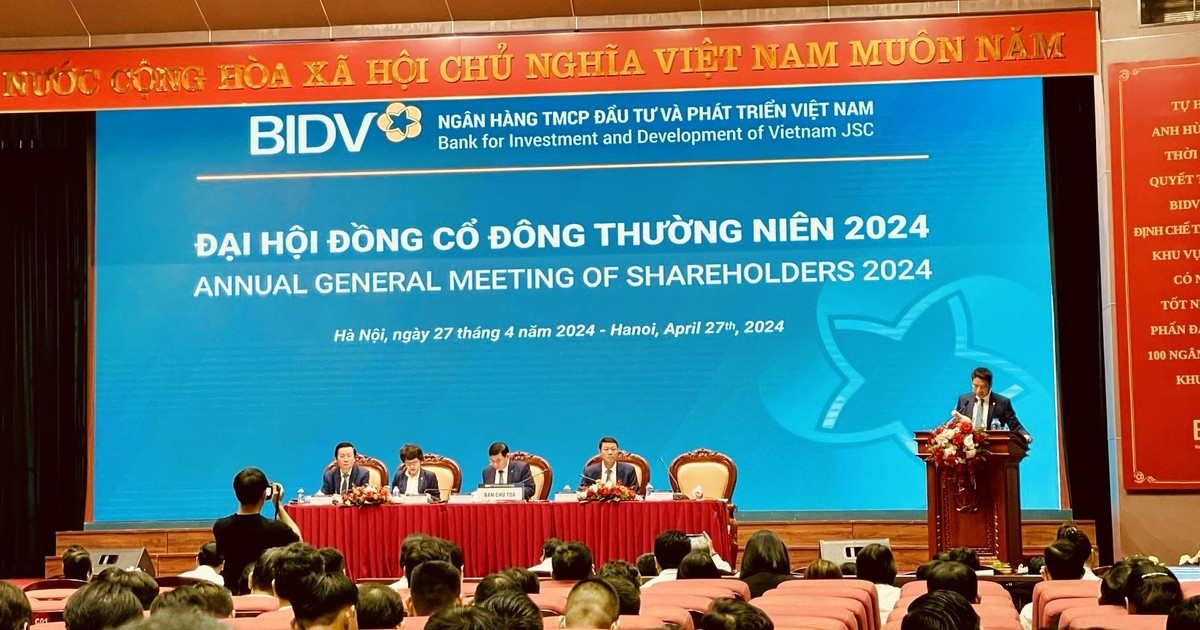 Đại hội đồng cổ đông 2024 BIDV (BID): Lên kế hoạch chào bán riêng lẻ 165 triệu cổ phiếu trong năm nay