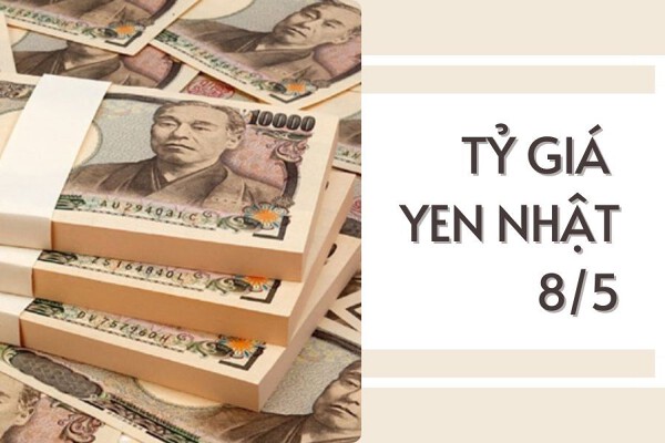 Tỷ giá yen Nhật tiếp tục trượt giá trong ngày 8/5