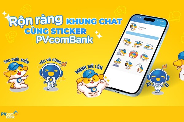 Gắn kết khách hàng thông qua sticker đại diện cho thương hiệu trên các nền tảng số
