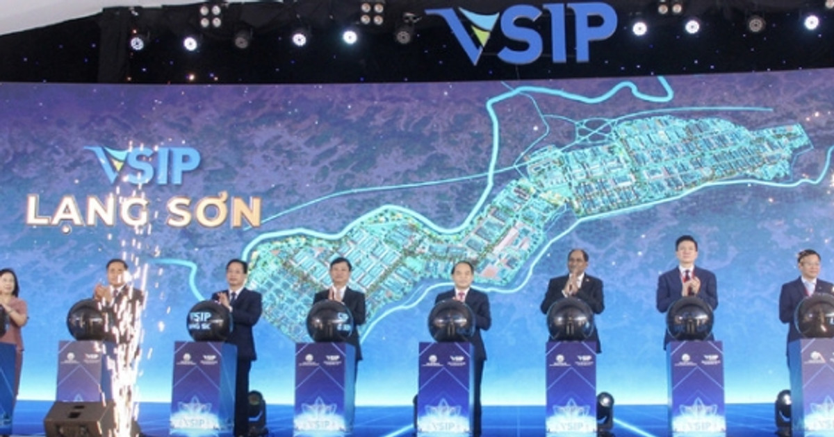 VSIP 'bấm nút' khởi công khu công nghiệp lớn nhất Lạng Sơn