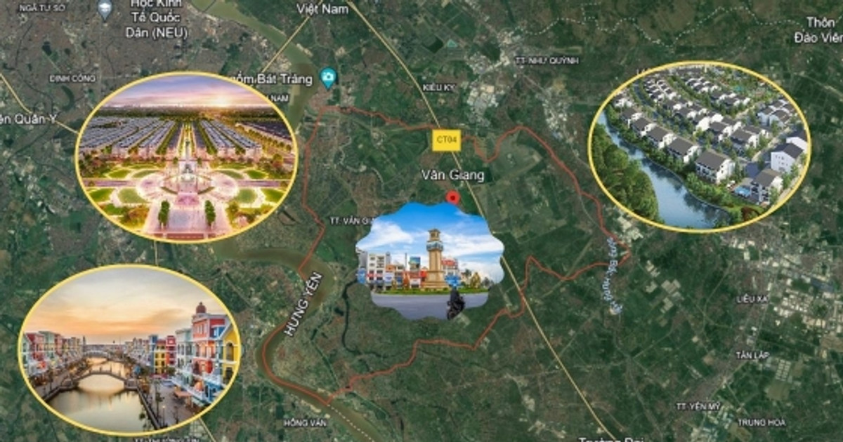 Huyện sắp 'cất cánh' lên thành phố dự sẽ thành 'vùng trũng' BĐS của Hưng Yên với loạt đô thị tỷ USD