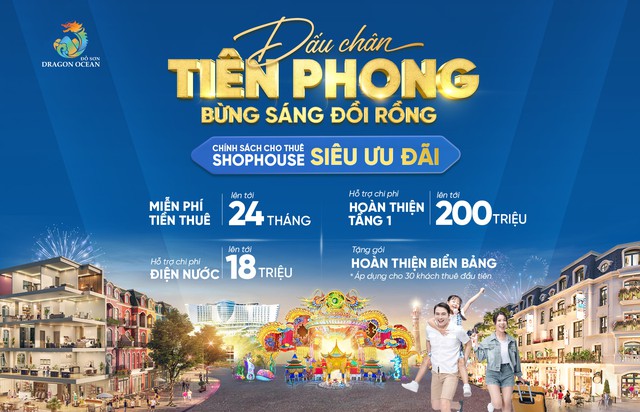 Đầu tư kinh doanh sinh lời hiệu quả với shophouse Dragon Ocean Đồ Sơn