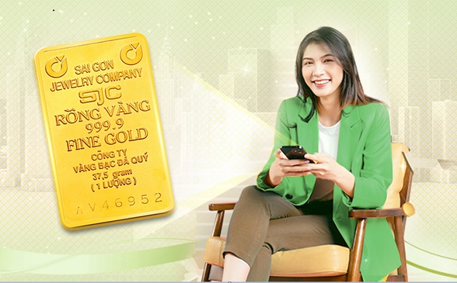 Vietcombank triển khai bán vàng miếng qua app