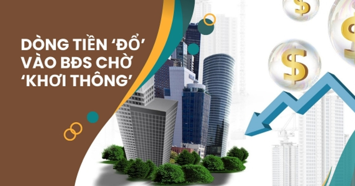 Dòng tiền 'đổ' vào bất động sản vẫn chờ được 'khơi thông'