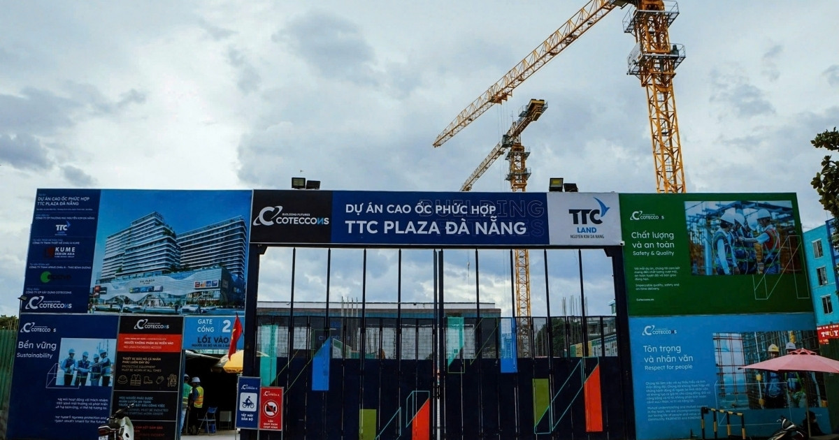 Cập nhật tiến độ dự án cao ốc xây dựng trên đất 'kim cương' Đà Nẵng của TTC Land (SCR) và Coteccons (CTD)