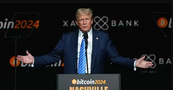 Ông Donald Trump tham gia thị trường tiền số