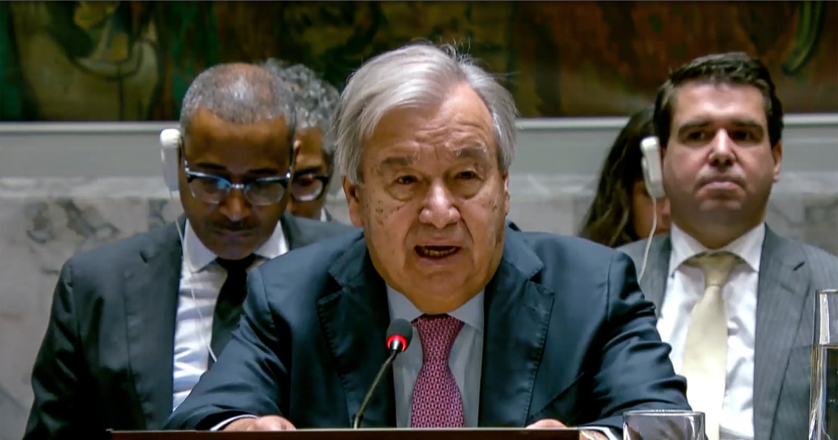 Liên Hợp Quốc lên án việc Israel cấm Tổng Thư ký Guterres vào nước này