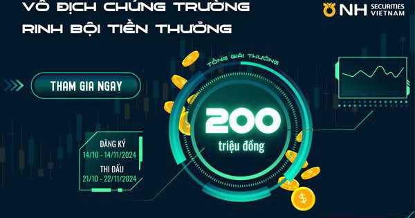 “Vô địch chứng trường” tại Chứng khoán NHSV với tổng giải thưởng 200 triệu VNĐ