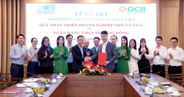 OCB và Quỹ Phát triển Doanh nghiệp nhỏ và vừa (SMEDF) ký kết hợp đồng khung cho vay gián tiếp