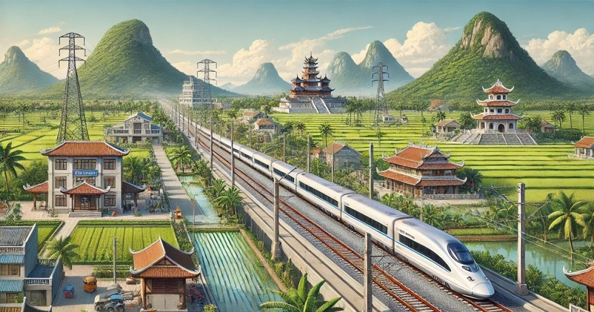 Dự án đường sắt tốc độ cao Bắc - Nam dự kiến hoàn thành vào năm 2037