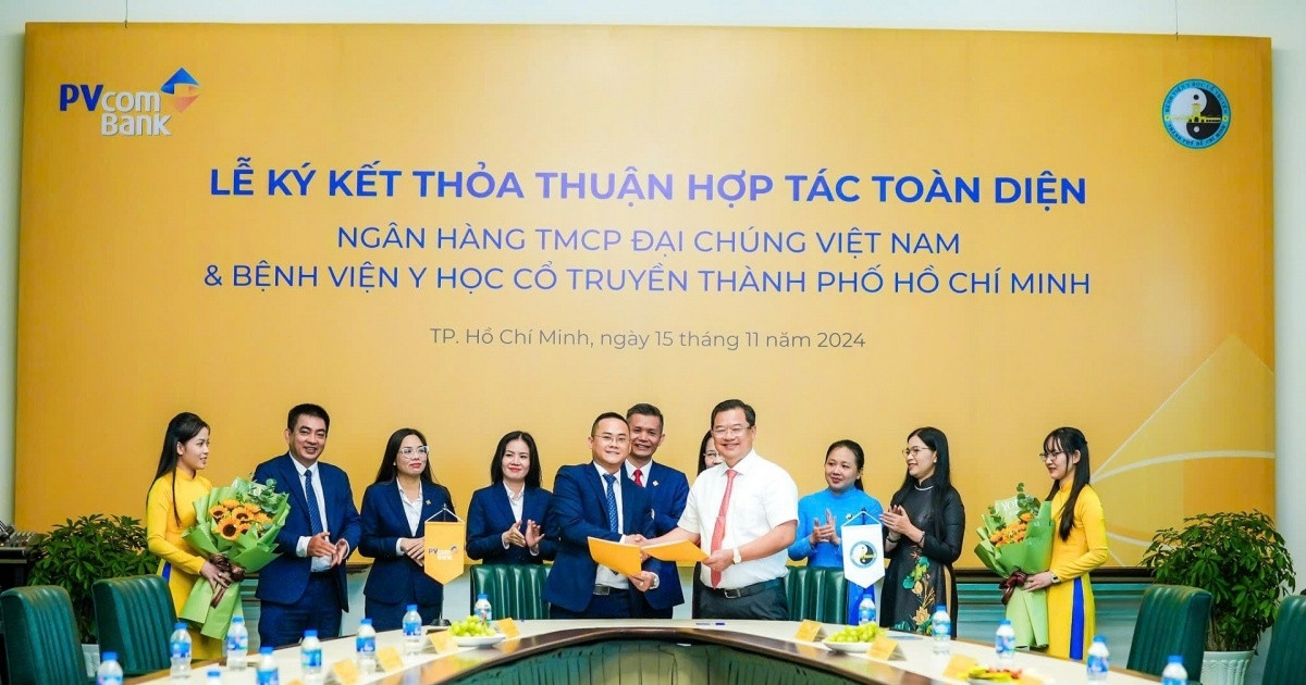 PVcomBank đẩy mạnh hợp tác với bệnh viện Y học cổ truyền TP. HCM
