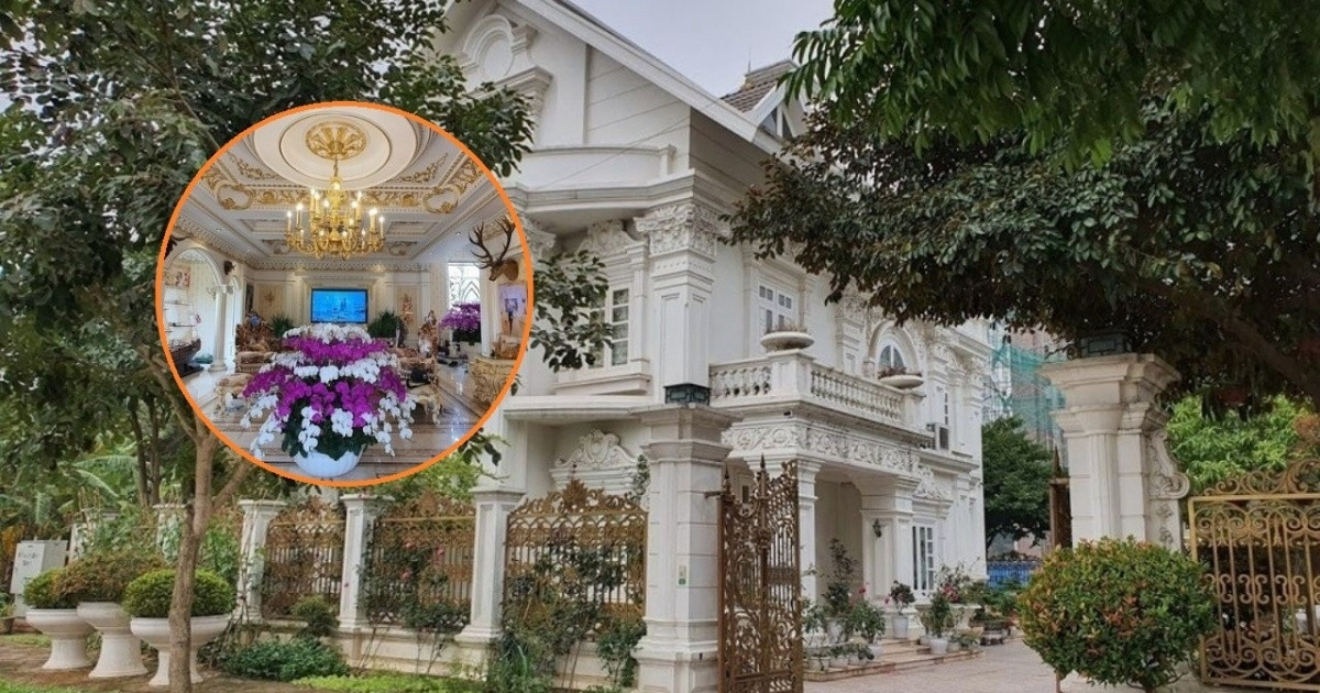 'Ông trùm' thạch rau câu Long Hải sở hữu biệt thự dát vàng trên đất quê hương: Rộng gần 700m2, không gian tựa cung điện châu Âu