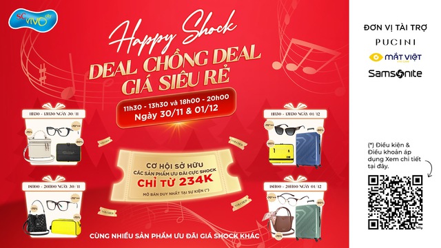 Bùng nổ đại tiệc ưu đãi lớn nhất năm tại TTTM SC VivoCity