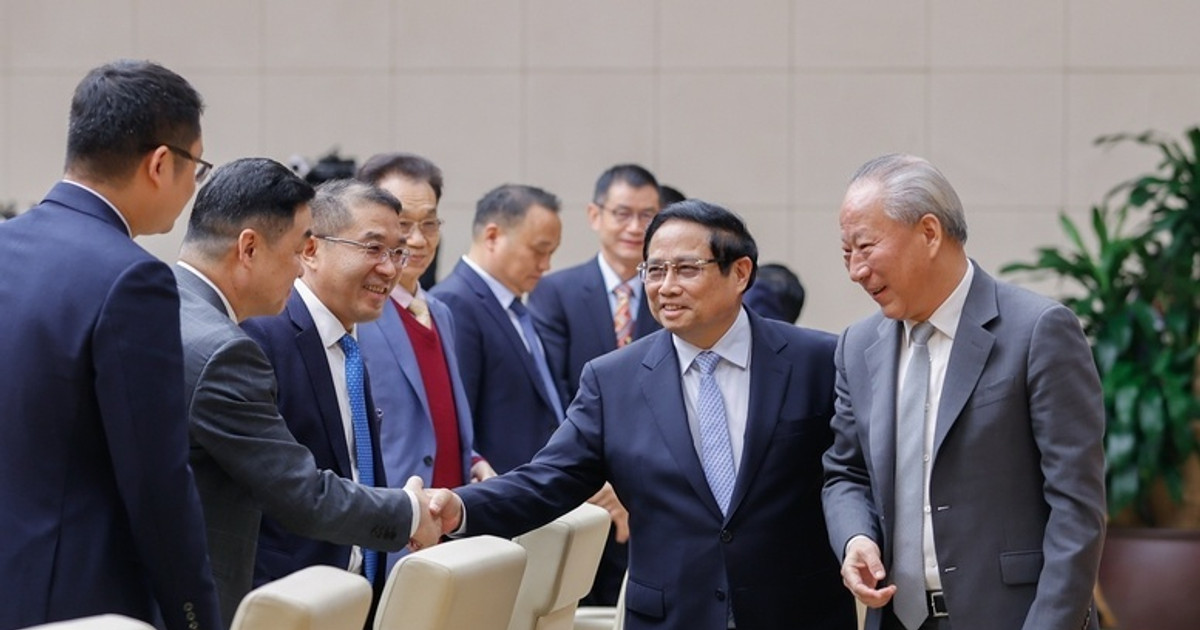 Thủ tướng đề nghị nhiều tập đoàn hàng đầu Trung Quốc tham gia các dự án lớn như cầu Tứ Liên, sân bay Long Thành, đường sắt