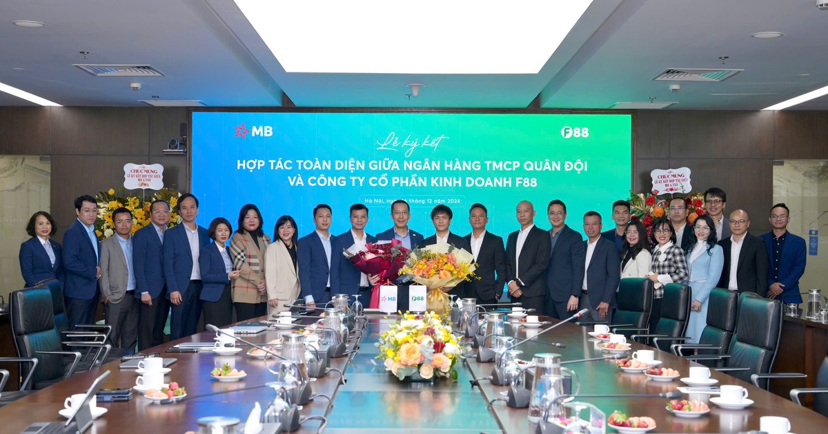 F88 cung cấp dịch vụ ngân hàng sau cái bắt tay chiến lược với MB