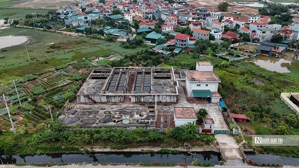 Diễn biến mới nhất của nhà máy xử lý nước thải 5.000m2 làm được 99% thì dừng hình tại Thủ đô